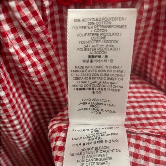 Doen Belline Dress in Rouge La Maddalena Gingham - Picture 9 of 9